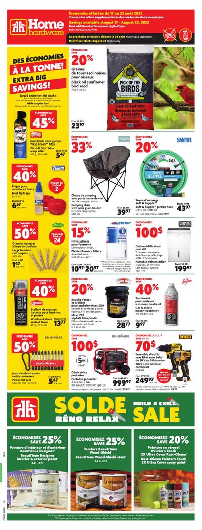 Home Hardware (QC) Flyer August 17 to 23