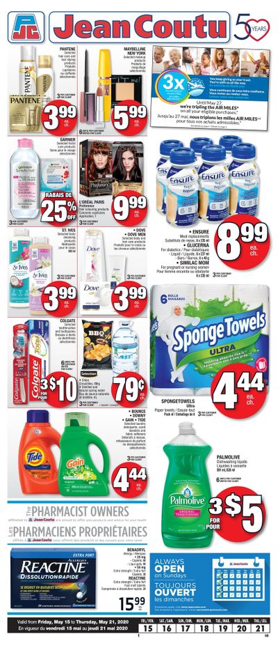 Jean Coutu (NB) Flyer May 15 to 21