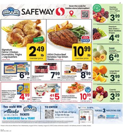 Safeway (AK) Weekly Ad Flyer Specials August 16 to August 22, 2023