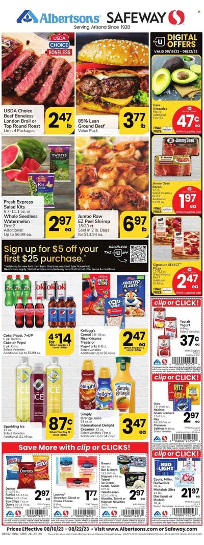 Safeway (AZ) Weekly Ad Flyer Specials August 16 to August 22, 2023