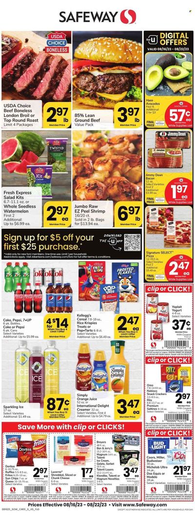 Safeway (AZ) Weekly Ad Flyer Specials August 16 to August 22, 2023