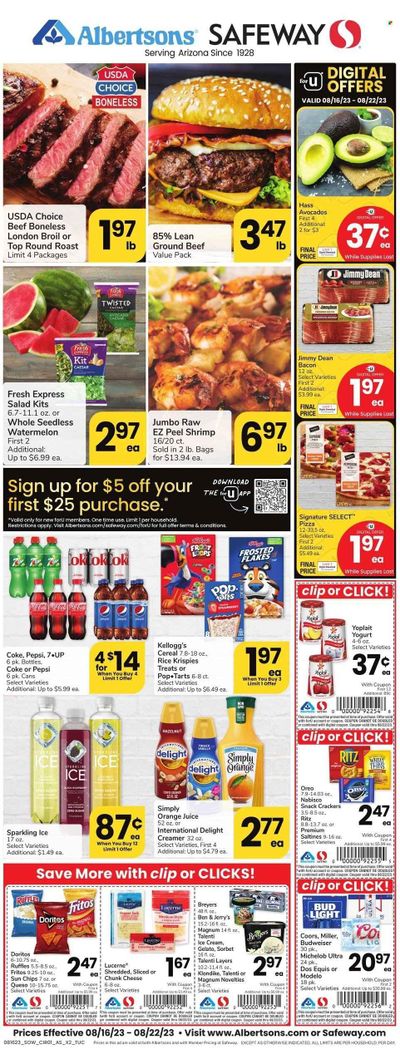 Safeway (AZ) Weekly Ad Flyer Specials August 16 to August 22, 2023