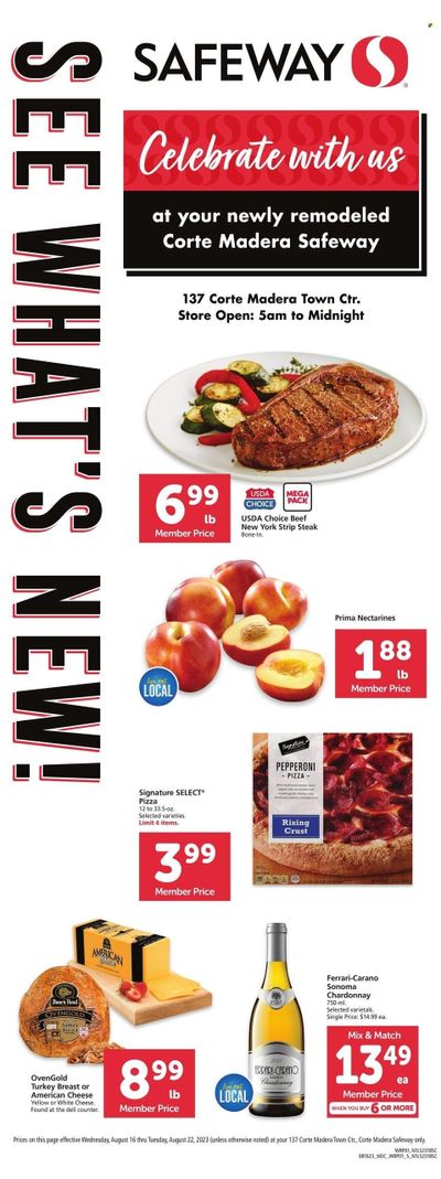 Safeway (CA) Weekly Ad Flyer Specials August 16 to August 22, 2023