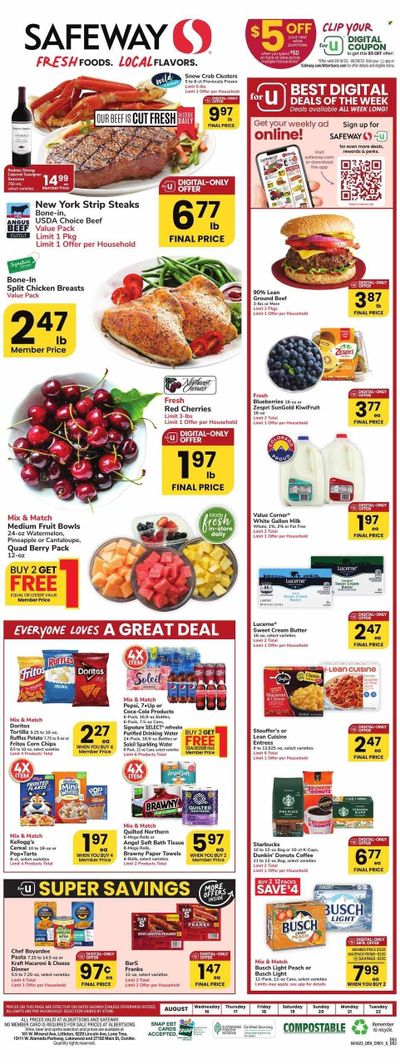 Safeway (CO) Weekly Ad Flyer Specials August 16 to August 22, 2023