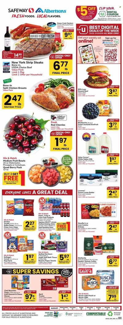 Safeway (CO) Weekly Ad Flyer Specials August 16 to August 22, 2023