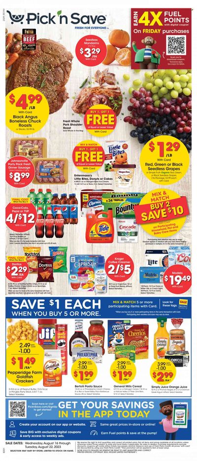 Pick ‘n Save (WI) Weekly Ad Flyer Specials August 16 to August 22, 2023