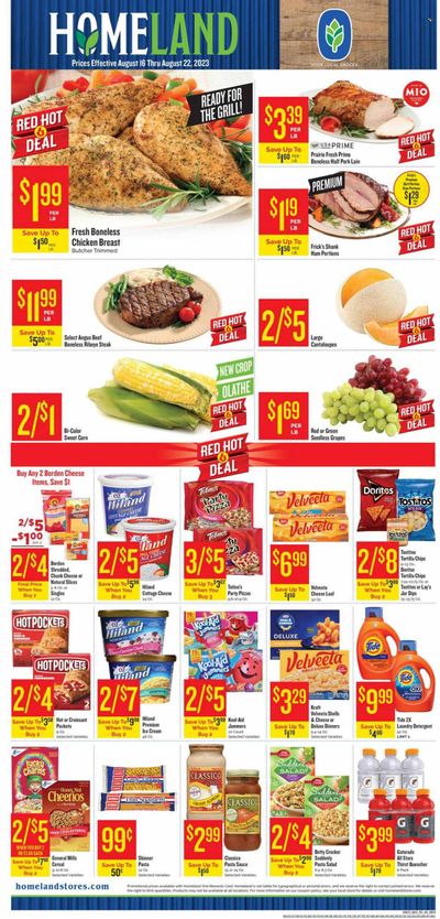 Homeland (OK, TX) Weekly Ad Flyer Specials August 16 to August 22, 2023