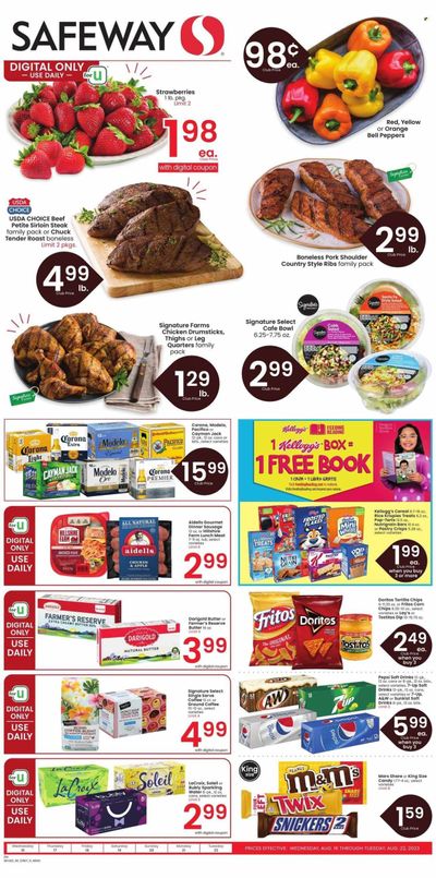 Safeway (MT) Weekly Ad Flyer Specials August 16 to August 22, 2023