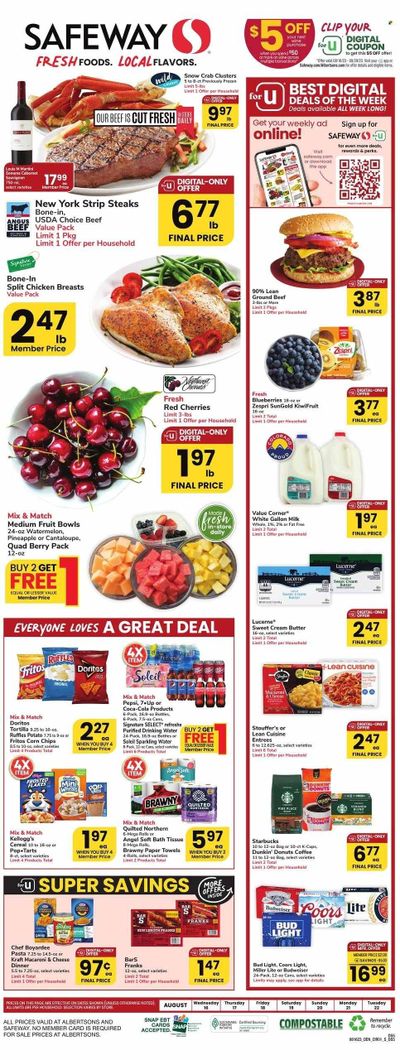 Safeway (SD) Weekly Ad Flyer Specials August 16 to August 22, 2023