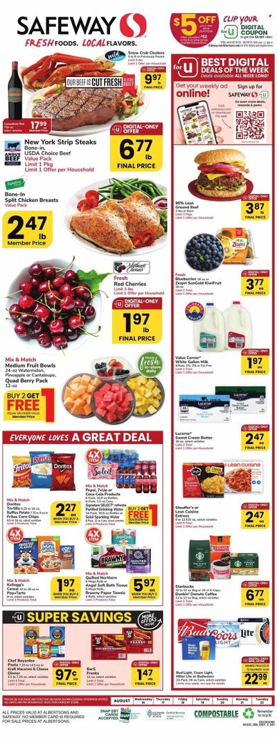 Safeway (WY) Weekly Ad Flyer Specials August 16 to August 22, 2023