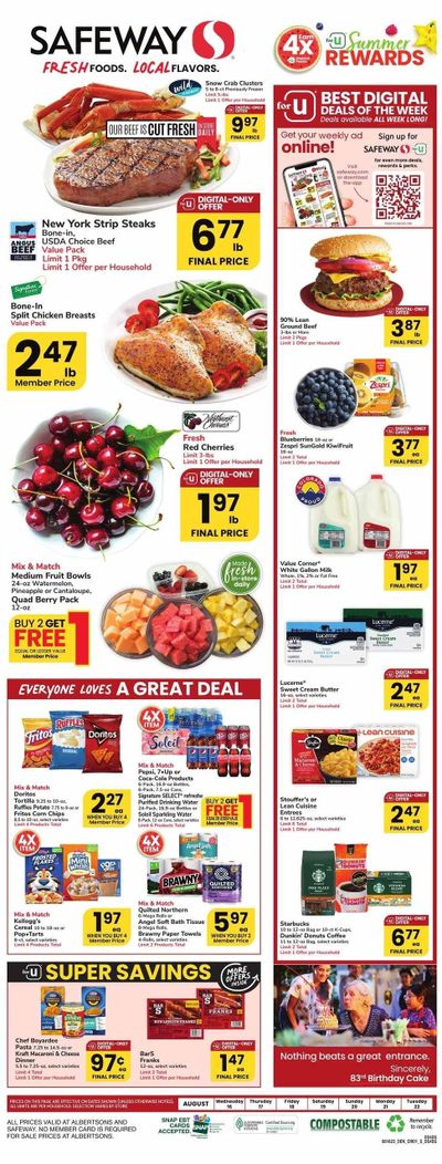Safeway (WY) Weekly Ad Flyer Specials August 16 to August 22, 2023