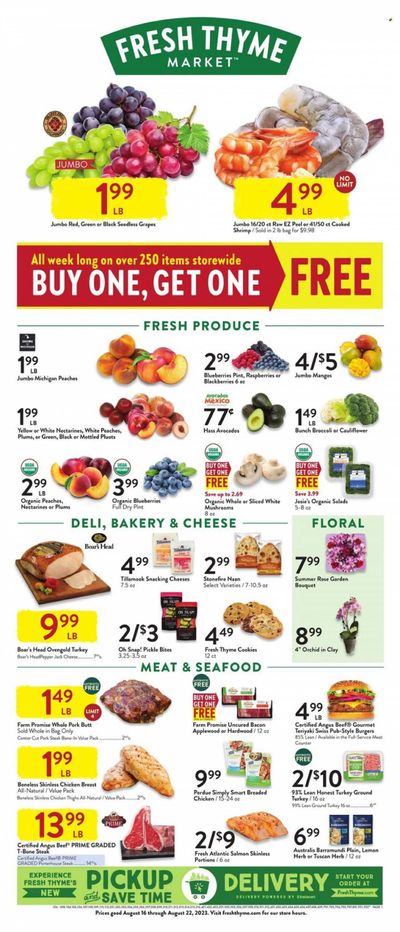 Fresh Thyme Weekly Ad Flyer Specials August 16 to August 22, 2023