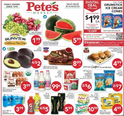 Pete's Fresh Market (IL) Weekly Ad Flyer Specials August 16 to August 22, 2023