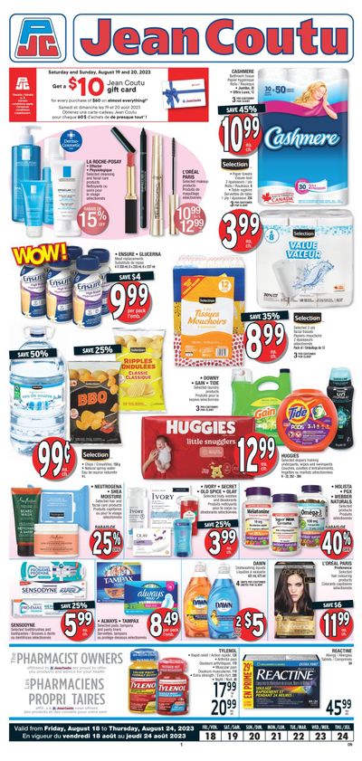 Jean Coutu (ON) Flyer August 18 to 24