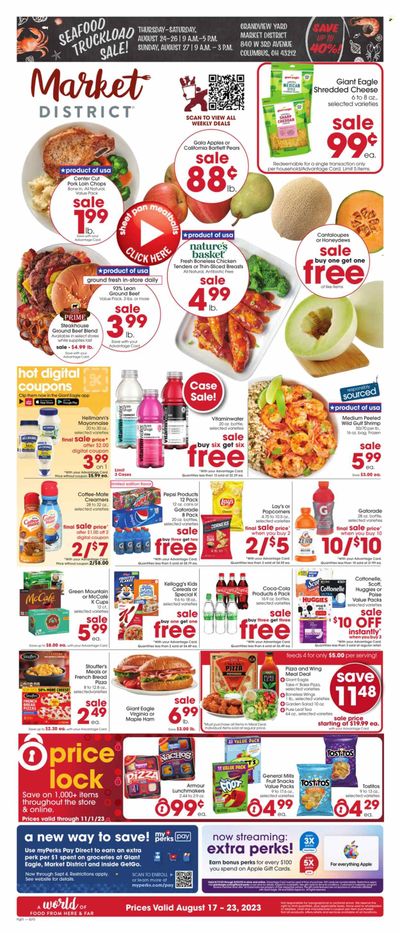 Giant Eagle (OH) Weekly Ad Flyer Specials August 17 to August 23, 2023