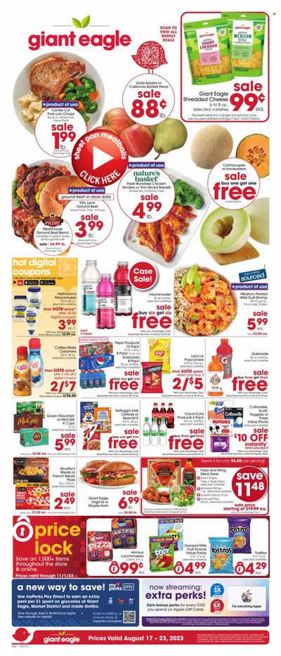 Giant Eagle (MD) Weekly Ad Flyer Specials August 17 to August 23, 2023