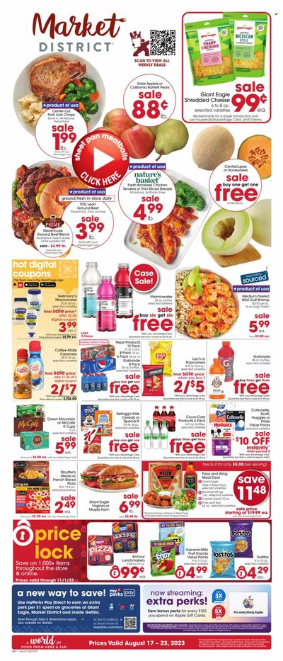 Giant Eagle (OH) Weekly Ad Flyer Specials August 17 to August 23, 2023
