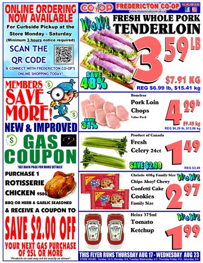 Fredericton Co-op Flyer August 17 to 23