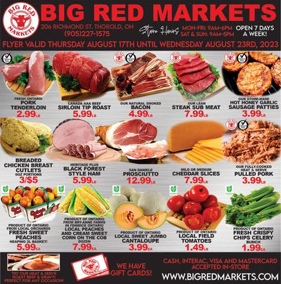 Big Red Markets Flyer August 17 to 23