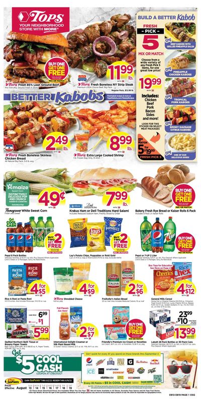 Tops Weekly Ad Flyer Specials August 13 to August 19, 2023
