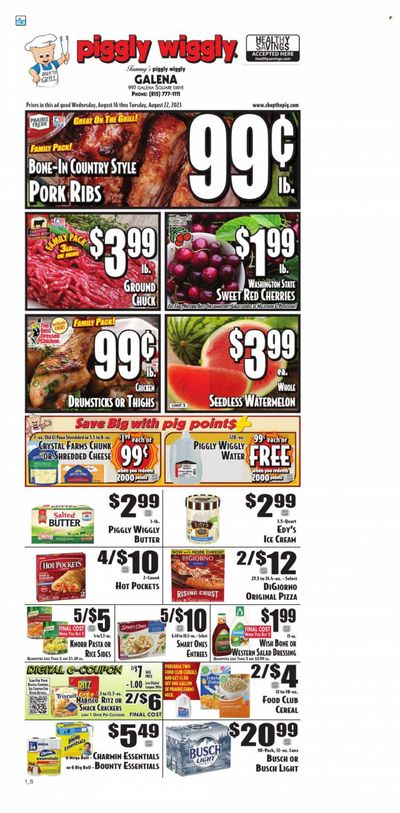 Piggly Wiggly (GA, SC) Weekly Ad Flyer Specials August 16 to August 22, 2023