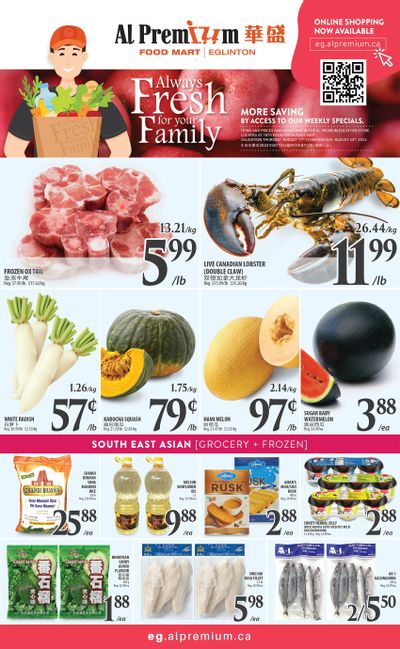 Al Premium Food Mart (Eglinton Ave.) Flyer August 17 to 23
