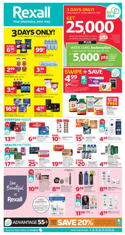 Rexall (AB) Flyer August 18 to 24
