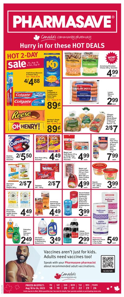 Pharmasave (Atlantic) Flyer August 18 to 24