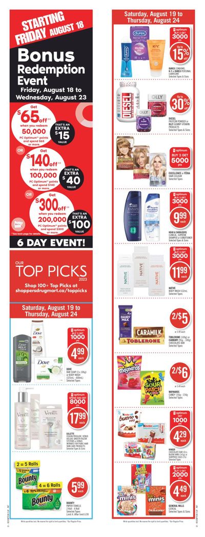 Shoppers Drug Mart (Atlantic) Flyer August 19 to 24