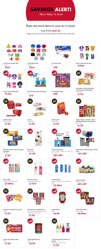 The Bargain Shop & Red Apple Stores Weekly Savings August 17 to 23