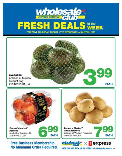 Wholesale Club (West) Fresh Deals of the Week Flyer August 17 to 23