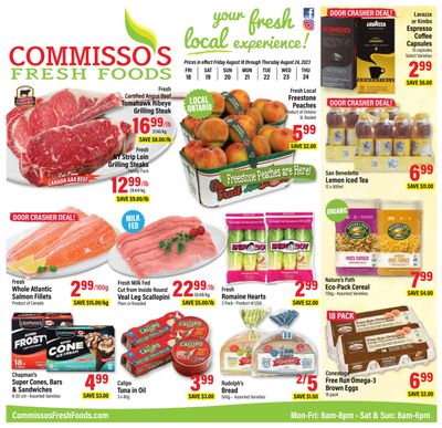 Commisso's Fresh Foods Flyer August 18 to 24