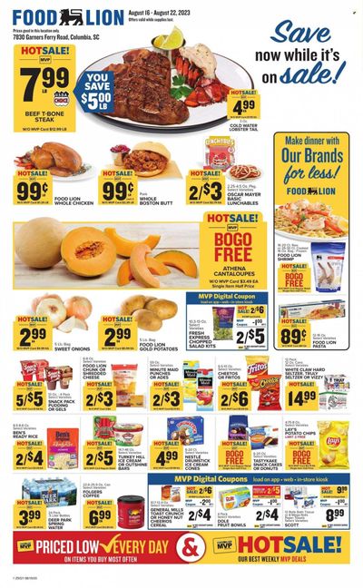 Food Lion (SC) Weekly Ad Flyer Specials August 16 to August 22, 2023