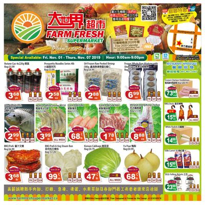 Farm Fresh Supermarket Flyer November 1 to 7