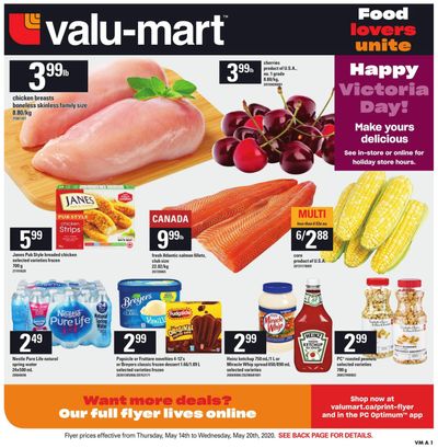 Valu-mart Flyer May 14 to 20