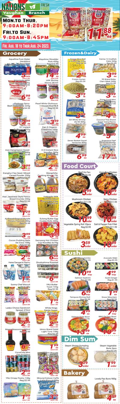 Nations Fresh Foods (Vaughan) Flyer August 18 to 24