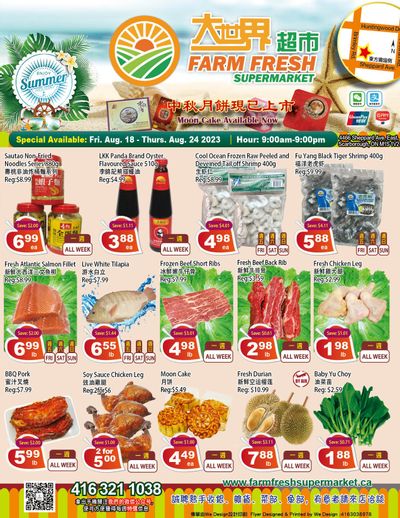 Farm Fresh Supermarket Flyer August 18 to 24