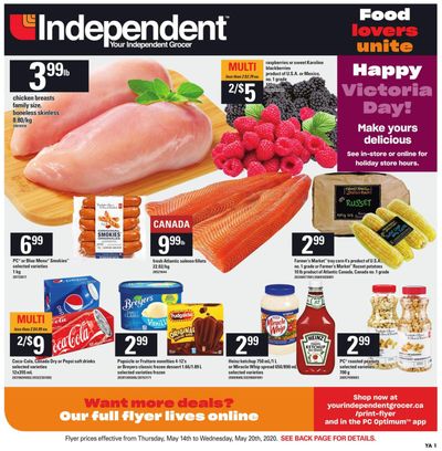 Independent Grocer (Atlantic) Flyer May 14 to 20