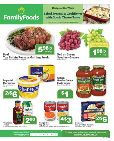 Family Foods Flyer November 1 to 7