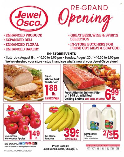 Jewel Osco (IL) Weekly Ad Flyer Specials August 16 to August 22, 2023