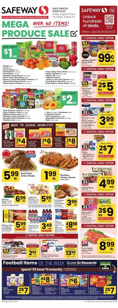 Safeway (MD) Weekly Ad Flyer Specials August 18 to August 24, 2023