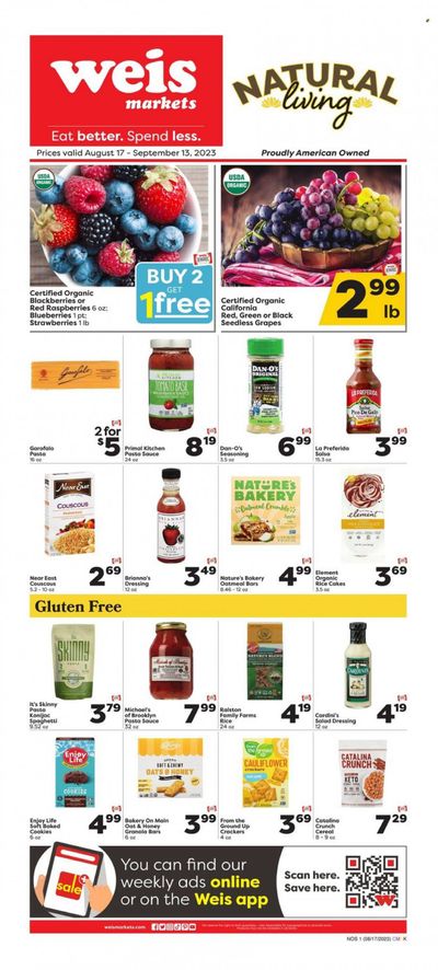 Weis (MD, NY, PA) Weekly Ad Flyer Specials August 17 to September 13, 2023