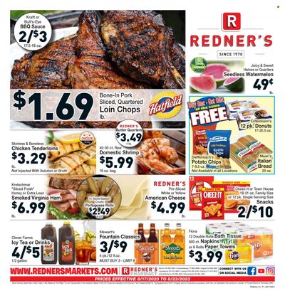 Redner's Markets (DE, MD, PA) Weekly Ad Flyer Specials August 17 to August 23, 2023