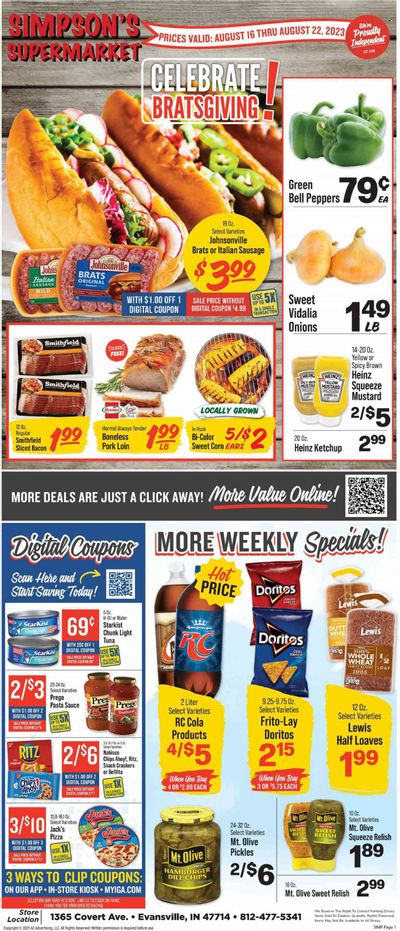 IGA (IN) Weekly Ad Flyer Specials August 16 to August 22, 2023 IGA (IN) Weekly Ad Flyer Specials August 16 to August 22, 2023
