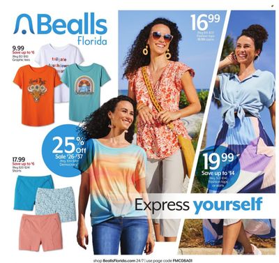 Bealls Florida (FL) Weekly Ad Flyer Specials August 16 to August 22, 2023