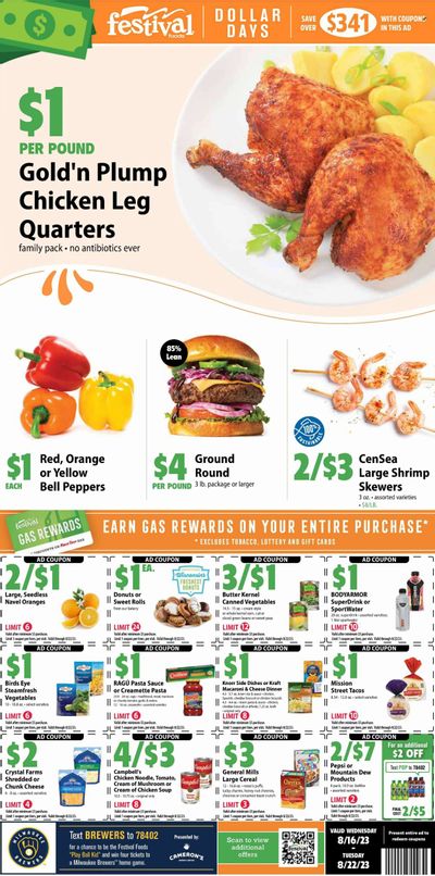 Festival Foods (WI) Weekly Ad Flyer Specials August 16 to August 22, 2023