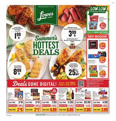 Lowes Foods (NC, SC) Weekly Ad Flyer Specials August 16 to August 22, 2023