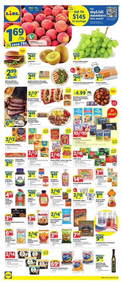 Lidl (GA, MD, NC, NJ, PA, SC, VA) Weekly Ad Flyer Specials August 16 to August 22, 2023