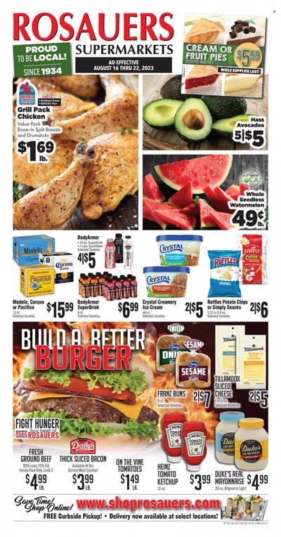 Rosauers (ID, MT, OR, WA) Weekly Ad Flyer Specials August 16 to August 22, 2023
