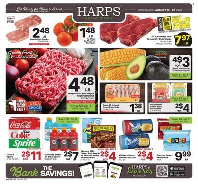 Harps Hometown Fresh (AR, KS, MO, OK) Weekly Ad Flyer Specials August 16 to August 22, 2023